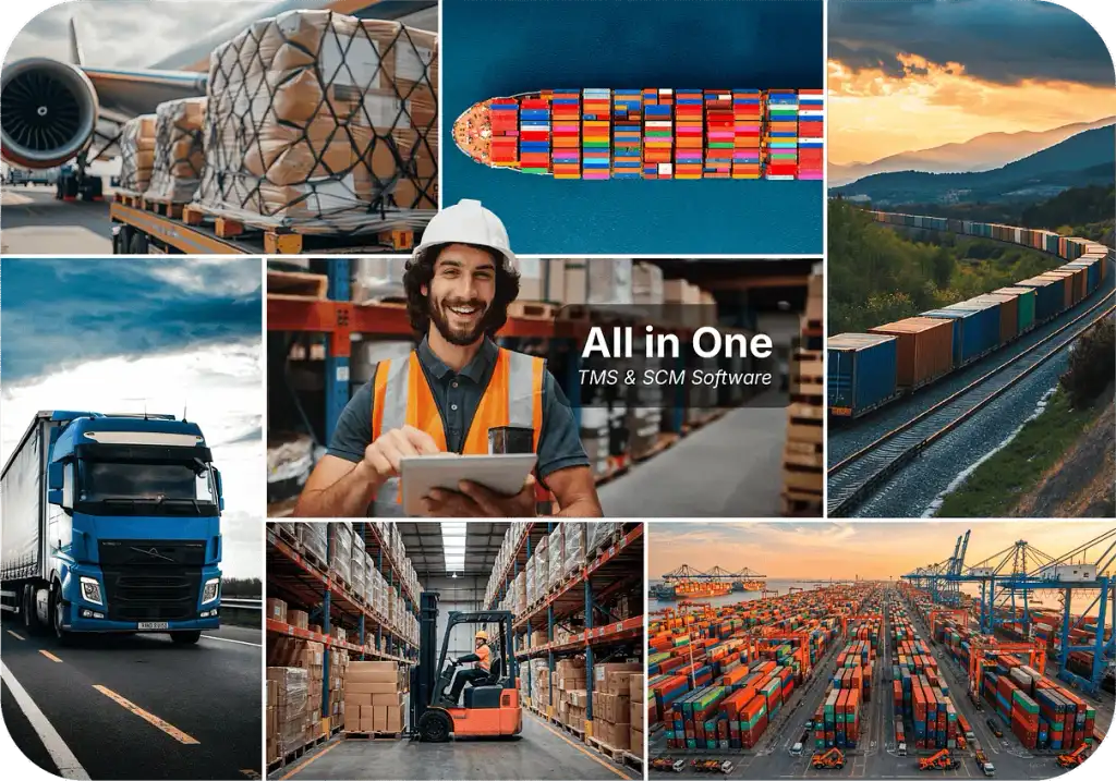 Neurored TMS & SCM multimodal logistics - air cargo, ocean freight, rail, trucking, warehousing and supply chain visibility