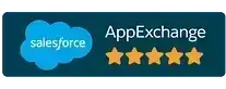 Salesforce AppExchange 5 star rating